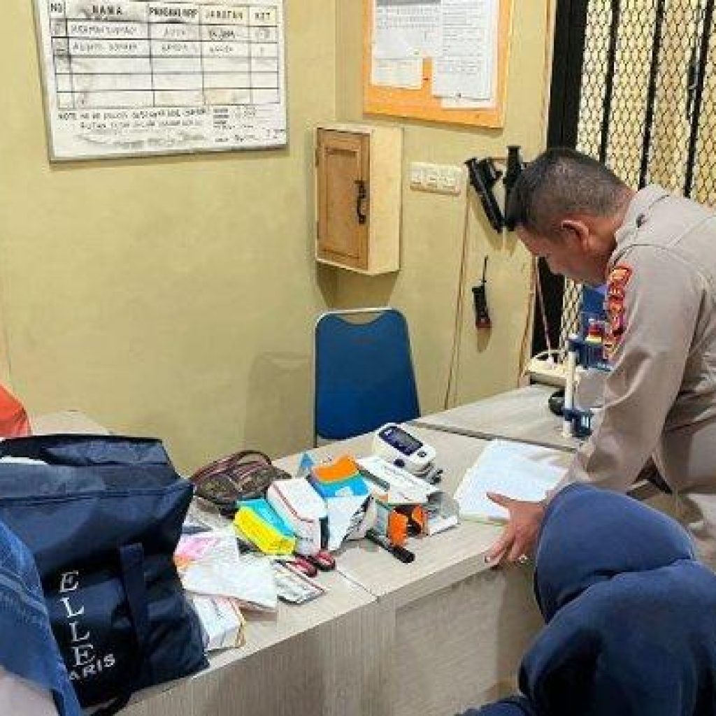 Polres Pidie Jaya Cek Kesehatan 34 Tahanan Mapolres Setempat, Rutin Sepekan Sekali