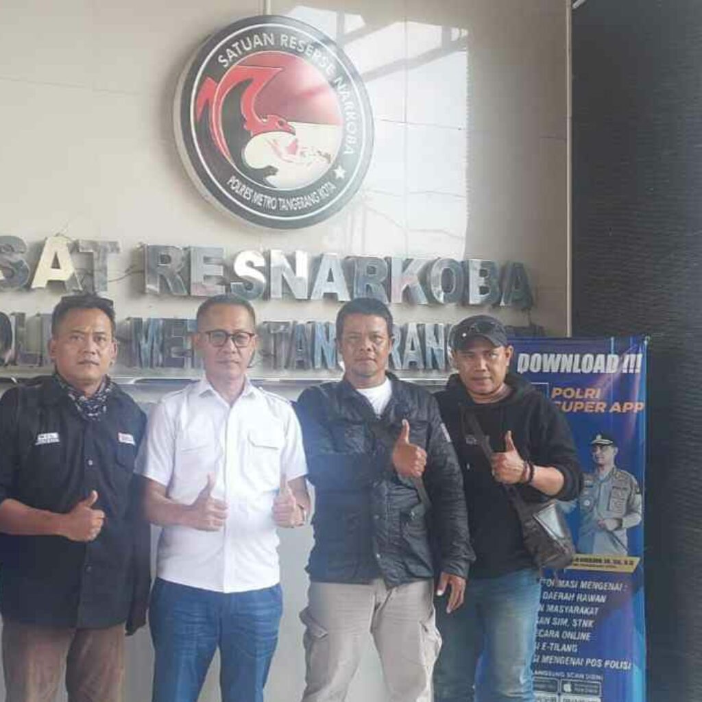 Kasatres Narkoba Polres Tangerang Kota, Kompol Zazali Hadir Bersama FWJ Indonesia