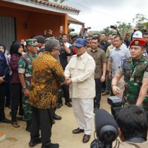 Bupati Sukabumi Dampingi Menhan Prabowo Resmikan Sumur Bor di Jampangkulon