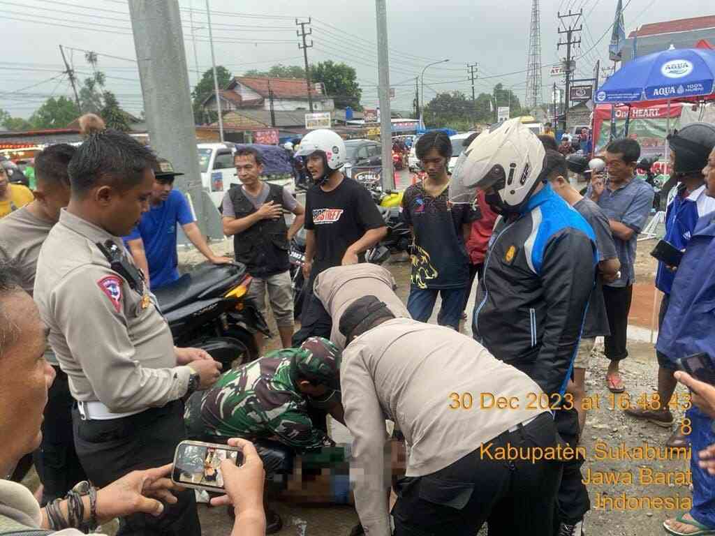 Petugas Pos Pam Terpadu di Sukabumi, Amankan Terduga Pelaku Curanmor