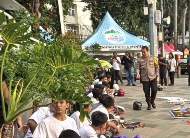 Hendak Tawuran, Ratusan Pelajar di Jakarta Pusat Diamankan Polisi