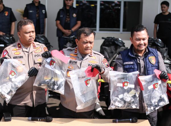 Polda Jateng Gagalkan Sindikat Penyelundupan Motor Lintas Negara, 80 Unit Diamankan!