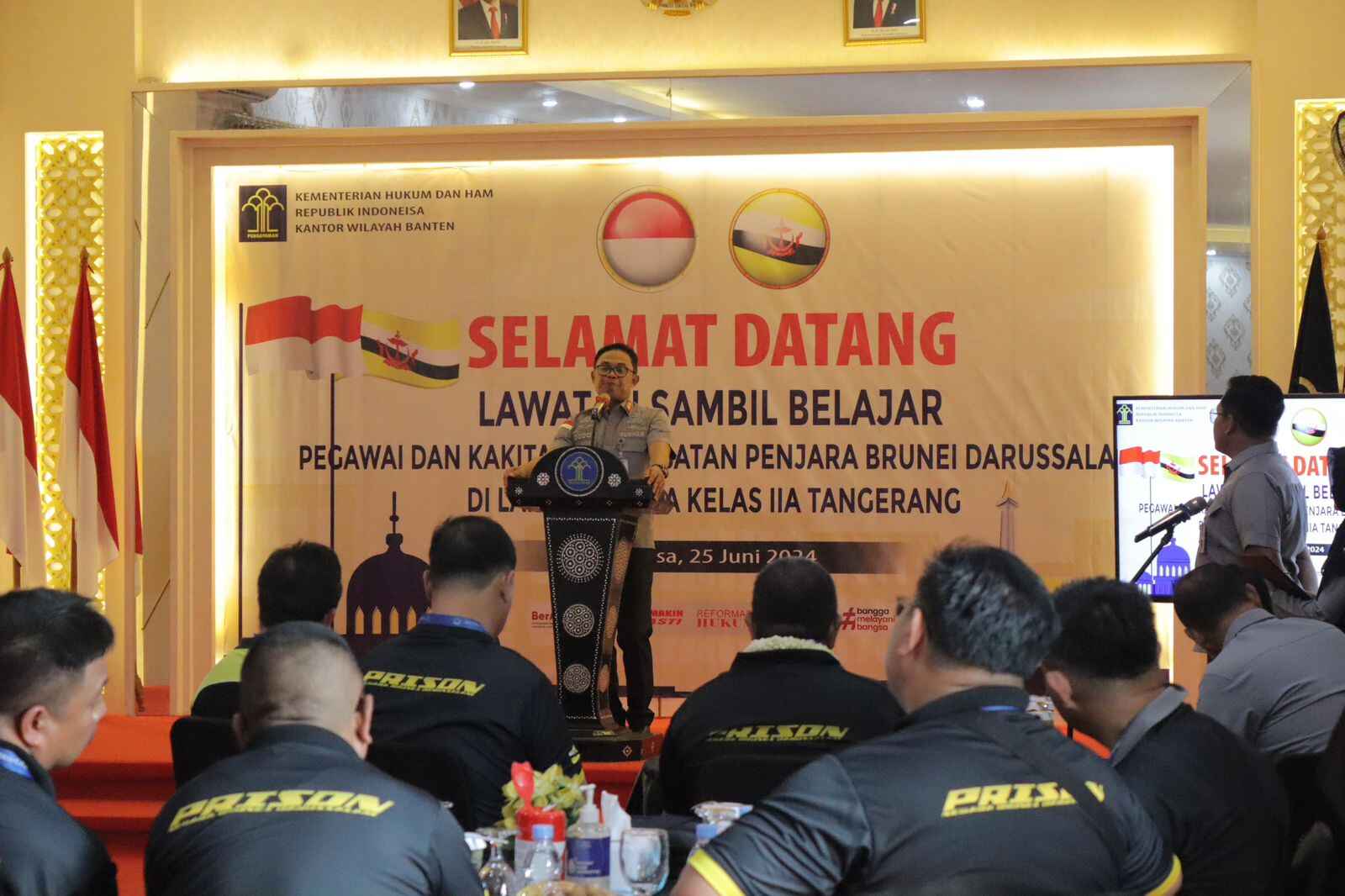 Kunjungan Jabatan Penjara Brunei Darussalam: Pelajari Sistem Pemasyarakatan di Lapas Pemuda Tangerang