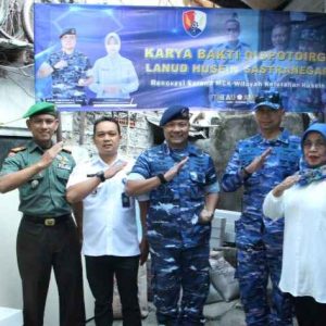 Lanud Husein Sastranegara Wujudkan Kepedulian dengan Pembangunan Fasilitas MCK di Kelurahan Husein Sastranegara