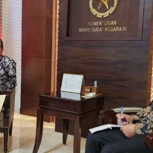 Mensesneg Pratikno Dukung Penuh PWI Pusat Bangun Graha Pers Pancasila dan Pusat Diklat Internasional