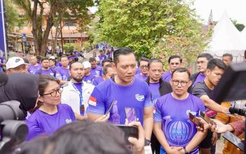 Hadiri Fun Run KAPTI-Agraria, Menteri AHY Ajak Taruna Raih Mimpi Besar dengan Kerja Keras dan Kedisiplinan