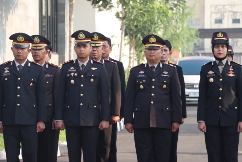 Polres Metro Tangerang Kota Gelar Upacara dan Kenaikan Pangkat ASN di Hari Kesaktian Pancasila