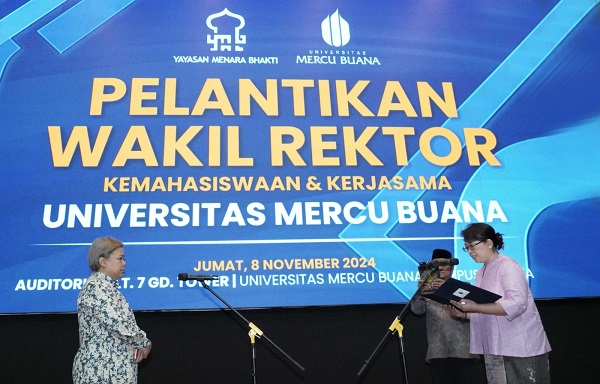 Lantik Wakil Rektor Baru, Universitas Mercu Buana Perkuat Kepemimpinan