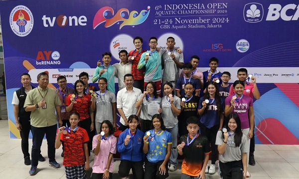 Wamenpora Taufik Hidayat Buka Kejurnas Renang 6th IOAC 2024