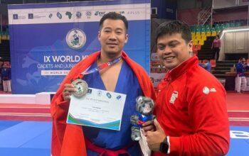 Raih Medali Perak, Atlit Kurash Indonesia kalahkan atlit tuan rumah dalam kejuaraan III World Veterans Kurash Championship