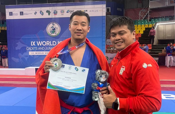 Raih Medali Perak, Atlit Kurash Indonesia kalahkan atlit tuan rumah dalam kejuaraan III World Veterans Kurash Championship