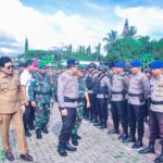 Danrem 151Binaiya Hadiri Apel Gelar Pasukan PAM VVIP Kunker Wapres RI ke Wilayah Maluku