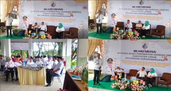 Pemerintah Kecamatan Gunung Kencana Gelar Musrenbang RKPD Kabupaten Lebak Tahun 2026