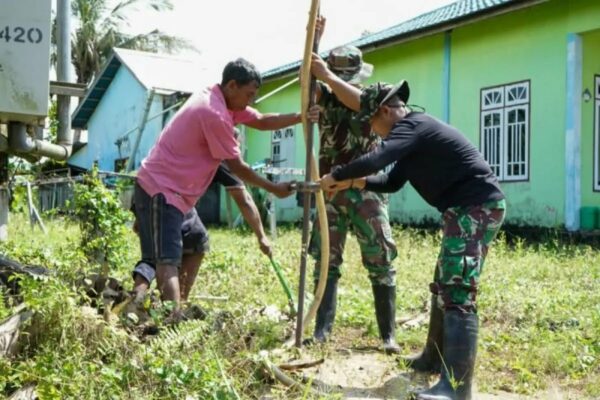 Satgas TMMD 123 Kodim Tarakan Wujudkan Akses Air Bersih untuk Warga