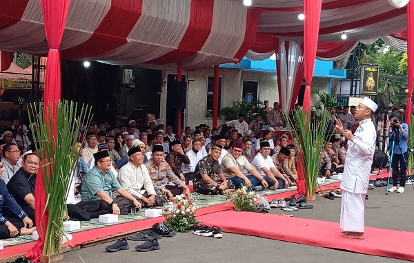 Danramil 01/Menteng Hadiri Buka Puasa Bersama di Mapolsek Metro Menteng