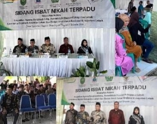 Wakil Bupati Lebak, H. Amir Hamzah hadiri acara isbat nikah terpadu