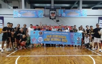 Turnamen Basket Siwo PWI Pusat 3x3 Dimeriahkan Puluhan Wartawan dan Selebritas