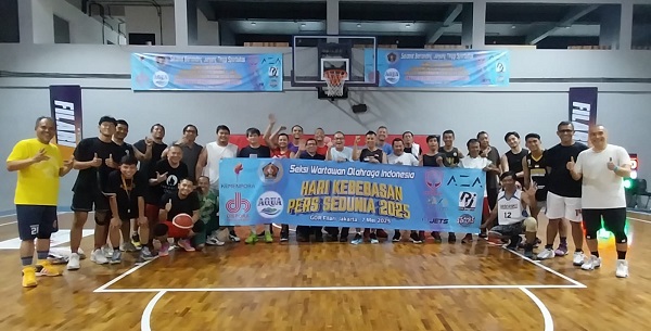Turnamen Basket Siwo PWI Pusat 3x3 Dimeriahkan Puluhan Wartawan dan Selebritas