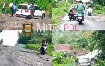 Pemkab Lebak Buta dan Tuli, Warga Kesal Jalan Raya Cirinten Bojongmanik Rusak Parah