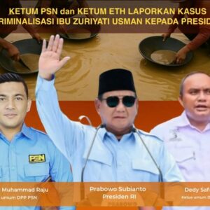 Ketua PSN menyampaikan laporan kriminalisasi Ketua Koperasi kepada Presiden