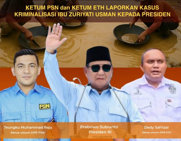 Ketua PSN menyampaikan laporan kriminalisasi Ketua Koperasi kepada Presiden