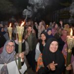 Lestarikan Kearifan Lokal,Lanud Husein Gelar Pawai Obor Sambut 1 Muharam
