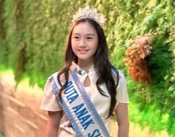 Vania Elizabeth Filberta, Duta Anak Sumatera Selatan 2024, siap berlaga di ajang nasional 2025 di Jakarta