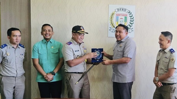 Kepala Kantor Pertanahan Kab. Banyuasin Lakukan Kunjungan Silaturahmi ke Ketua DPRD Kabupaten Banyuasin