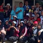 Telkomsel Gelar Kampung By.U dengan Acara Jalan Sehat Dan Lomba Carnaval Era 70-an Di Desa Karoya Kecamatan Cirinten.