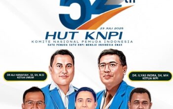 HUT ke 52 KNPI: Reaktualisasi Pemuda Dukung Asta Cita Presiden Prabowo