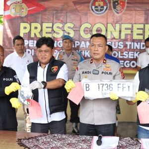 Kurang dari 24 jam, Unit reskrim Polsek Ciwandan Polres Cilegon berhasil amankan tersangka pencurian roda 4