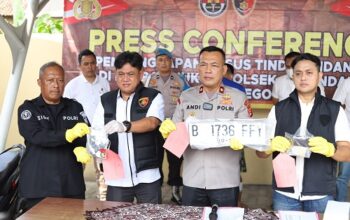 Kurang dari 24 jam, Unit reskrim Polsek Ciwandan Polres Cilegon berhasil amankan tersangka pencurian roda 4