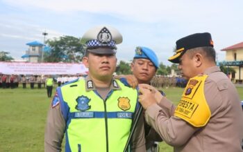 Polresta Deli Serdang Laksanakan Apel Gelar Pasukan Operasi Patuh Toba 2025, Tegaskan Komitmen Tertib Berlalu Lintas dan Keselamatan Masyarakat