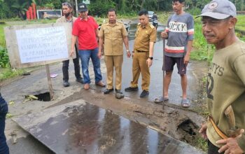 Gerak Cepat Lurah Borongloe Tanggapi Keluhan Warga Terkait Jembatan Rusak Parah di Poros Borong Pattiro