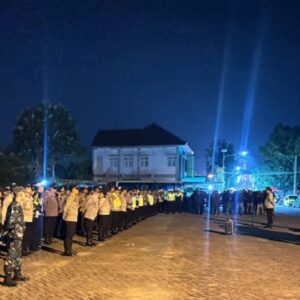 Polres Blora Gelar Apel Pengamanan Pengesahan Warga Baru PSHT Ngawen