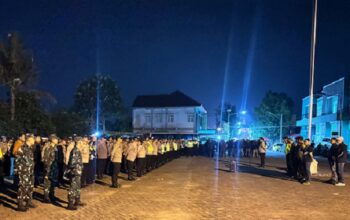 Polres Blora Gelar Apel Pengamanan Pengesahan Warga Baru PSHT Ngawen
