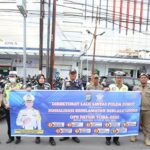 Patroli Gabungan Ditlantas Polda Sumut, Dishub, serta Satpol PP Kota Medan Tertibkan Parkir Liar dan PKL di Badan Jalan