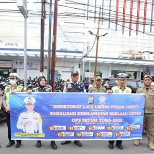 Patroli Gabungan Ditlantas Polda Sumut, Dishub, serta Satpol PP Kota Medan Tertibkan Parkir Liar dan PKL di Badan Jalan