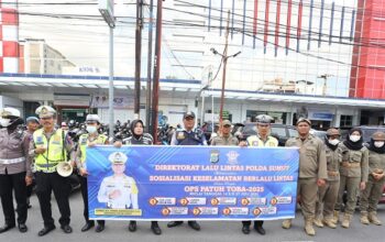 Patroli Gabungan Ditlantas Polda Sumut, Dishub, serta Satpol PP Kota Medan Tertibkan Parkir Liar dan PKL di Badan Jalan