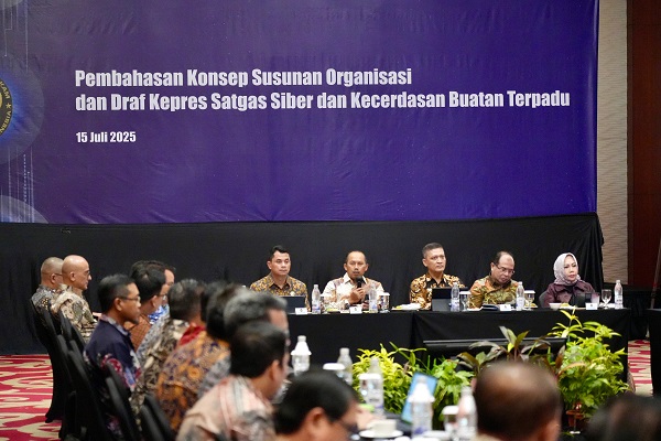 Rapat Koordinasi, Kemenko Polkam Dorong Pembentukan Satgas Nasional Keamanan Siber dan Kecerdasan Artifisial Terpadu