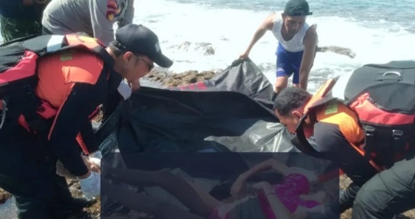 Terseret Ombak di Pantai Karang Seke, Korban Ditemukan Dalam Kondisi Meninggal
