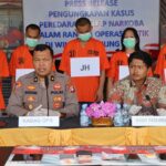 Ringkus 5 Tersangka Polres Gumas Amankan Puluhan Gram Sabu Hasil Dari Operasi Antik Telabang 2025