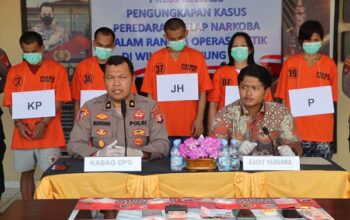 Ringkus 5 Tersangka Polres Gumas Amankan Puluhan Gram Sabu Hasil Dari Operasi Antik Telabang 2025
