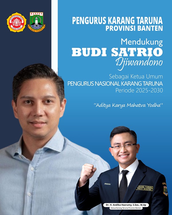 KT Banten Dukung Budi Satrio Djiwandono Pimpin PNKT 2025–2030