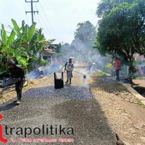 Pemerintah Desa Datarcae Kecamatan Cirinten Tingkatkan Pembangunan Ruas Jalan Desa Dengan Anggaran Dana Desa