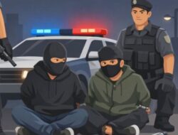 Kejar-kejaran Dramatis di Kedoya, Polisi Tangkap Dua Begal Bersenpi Rakitan