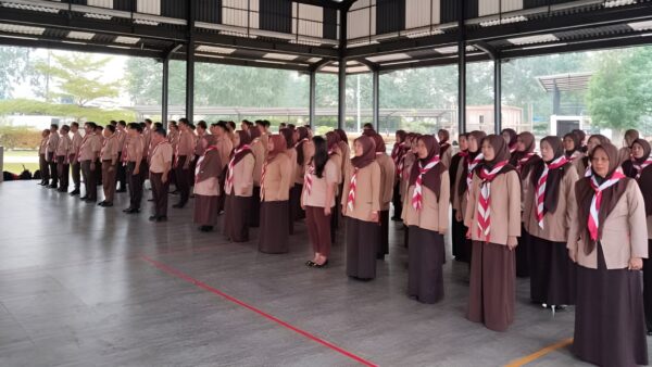 Kegiatan Pramuka dalam Pascom III 2026 Kota Tangerang di Stadion Benteng Reborn