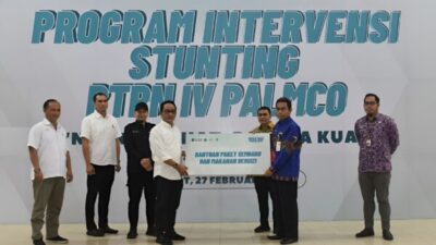 Program bantuan gizi dan sanitasi PTPN IV PalmCo untuk tekan stunting Kaltim di Paser