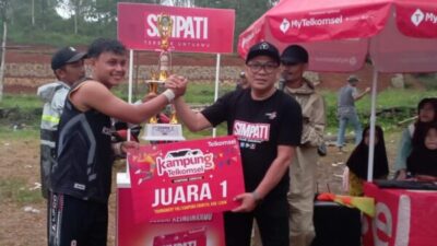 Turnamen Voli Lebak, Tim Desa Bulakan Juara Usai Laga Sengit di Final